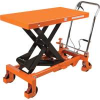 Hydraulic Scissor Lift Table, 40" L x 20 " W, Steel, 2200 lbs. Capacity MP011 | Globex Building Supplies Inc.