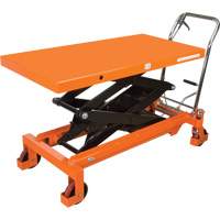 Hydraulic Scissor Lift Table, 48" L x 24" W, Steel, 1540 lbs. Capacity MP012 | Globex Building Supplies Inc.