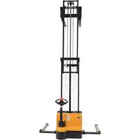 Double Mast Stacker, Electric Operated, 2200 lbs. Capacity, 150" Max Lift MP141 | Globex Building Supplies Inc.