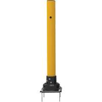 SlowStop<sup>®</sup> Drilled Flexible Rebounding Bollards, Steel, 42" H x 4" W, Yellow MP186 | Globex Building Supplies Inc.