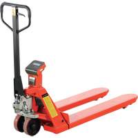 Eco Weigh-Scale Pallet Truck with Thermal Printer, 45" L x 22.5" W, 4400 lbs. Cap. MP256 | Globex Building Supplies Inc.