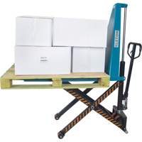 Manual Scissor Skid Lift, 27" L x 45-1/4" W, Steel, 3300 lbs. Capacity MP566 | Globex Building Supplies Inc.