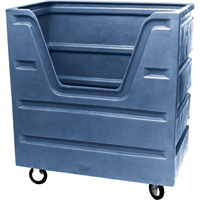 Bulk Laundry Trucks, Plastic, 29" W x 48" D x 55" H, 1000 lbs. Capacity NC474 | Globex Building Supplies Inc.