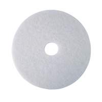 Floor Pad, 17", Polish, White NC661 | Globex Building Supplies Inc.