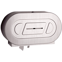 Twin Jumbo Toilet Paper Dispenser, Multiple Roll Capacity NG450 | Globex Building Supplies Inc.