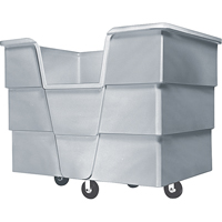Jumbo Starcart™ Box Truck, Polyethylene, 65" L x 45" W x 54" H, 60 cu. ft. Volume, 1500 lbs. Capacity NG957 | Globex Building Supplies Inc.