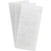 Doodlebug™ White Cleaning Pad, 10" L x 4-5/8" W NH327 | Globex Building Supplies Inc.