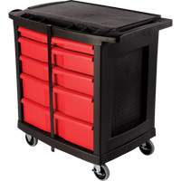 5-Drawer Mobile Work Centre, Plastic Surface NH485 | Globex Building Supplies Inc.