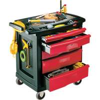 5-Drawer Mobile Work Centre, Plastic Surface NH485 | Globex Building Supplies Inc.