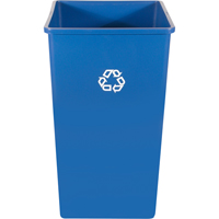 Recycling Station Container , Bulk, Plastic, 35 US gal. NH779 | Globex Building Supplies Inc.