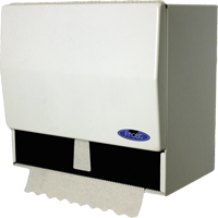 Roll or Single-Fold Towel Dispenser , Manual, 10.5" W x 6.75" D x 9.5" H NI160 | Globex Building Supplies Inc.