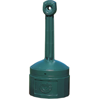 Smoker’s Cease-Fire<sup>®</sup> Cigarette Butt Receptacle, Free-Standing, Plastic, 4 US gal. Capacity, 38-1/2" Height NI695 | Globex Building Supplies Inc.