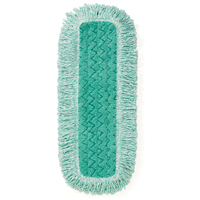 Hygen™ Dust Pads with Fringe, Hook and Loop Style, Microfibre, 18" L x 6" W NI891 | Globex Building Supplies Inc.