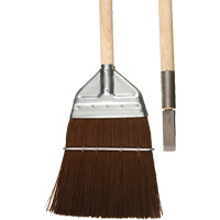 Railway & Track Broom with Chisel, Wood Handle, Polypropylene Bristles, 56" L NJB572 | Globex Building Supplies Inc.