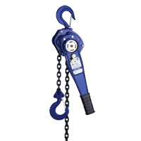 Lever Hoist, 3' Lift, 500 lbs. (0.25 tons) Capacity, Not Included Chain NJI182 | Globex Building Supplies Inc.