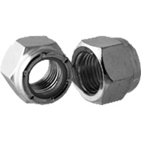 NTU Thin Heavy Series Locknut Nylon Insert, 3/4"-10 Dia., Zinc Plated NKI143 | Globex Building Supplies Inc.