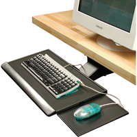Heavy-Duty Articulating Keyboard Trays With Mouse Platform OB539 | Globex Building Supplies Inc.