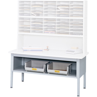 E-z Sort<sup>®</sup> Mailroom Furniture-sorting Tables With Shelf-base Table With Shelf, 60" W x 28" D x 36" H, Laminate OD938 | Globex Building Supplies Inc.