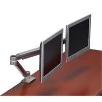 Double Screen Monitor Arm OQ013 | Globex Building Supplies Inc.
