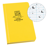 Bound Book, Hard Cover, Yellow, 160 Pages, 4-5/8" W x 7-1/4" L OQ543 | Globex Building Supplies Inc.