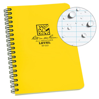 Side-Spiral Notebook, Soft Cover, Yellow, 64 Pages, 4-5/8" W x 7" L OQ546 | Globex Building Supplies Inc.