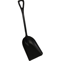 Food Processing Shovel, 13-1/4" x 6-3/5" Blade, 42-1/2" Length, Plastic, Black OQ650 | Globex Building Supplies Inc.