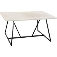 Oasis™ Sitting Teaming Table, 48" L x 60" W x 29" H, White OQ702 | Globex Building Supplies Inc.