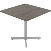 Cafeteria Table, 36" L x 36" W x 29-1/2" H, 1" Top, Laminate, Grey/White OQ946 | Globex Building Supplies Inc.