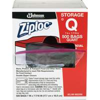 Ziploc<sup>®</sup> Double Zip Food Storage Bags OQ991 | Globex Building Supplies Inc.