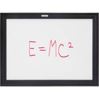 Black MDF Frame Whiteboard, Dry-Erase/Magnetic, 24" W x 18" H OR130 | Globex Building Supplies Inc.