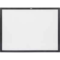 Black MDF Frame Whiteboard, Dry-Erase/Magnetic, 48" W x 36" H OR132 | Globex Building Supplies Inc.