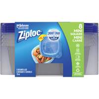 Ziploc<sup>®</sup> Mini Square Food Container, Plastic, 118 ml Capacity, Clear OR135 | Globex Building Supplies Inc.