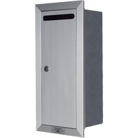Recessed Collection Box, Wall -Mounted, 16-3/16" x 6-3/8", Aluminum OR343 | Globex Building Supplies Inc.
