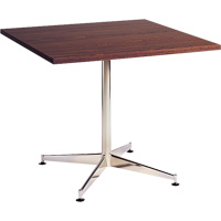 Cafeteria Table, 36" L x 36" W x 29-1/2" H, Laminate, Brown OR435 | Globex Building Supplies Inc.