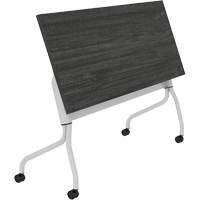 Newland Flip-Top Training Table, 24" L x 60" W x 29-1/2" H, Dark Brown OR438 | Globex Building Supplies Inc.