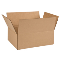 Cardboard Box, 12" x 9" x 4", Flute C PE570 | Globex Building Supplies Inc.