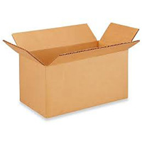 Cardboard Box, 8" x 4" x 4", Flute C PE573 | Globex Building Supplies Inc.