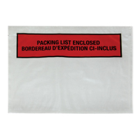 Packing List Envelope, 7" L x 5-1/2" W, Backloading Style PF882 | Globex Building Supplies Inc.