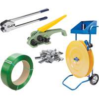 Strapping Kit, Polyester Strap Material, 5/8" Strap Width PG187 | Globex Building Supplies Inc.