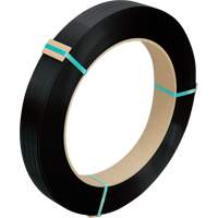 Strapping, Polyester, 1/2" W x 3250' L, Black, Manual Grade PG556 | Globex Building Supplies Inc.