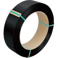 Strapping, Polyester, 1/2" W x 5800' L, Black, Manual Grade PG559 | Globex Building Supplies Inc.