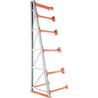 Add-On Reel Rack Section, 4 Rod, 36" W x 36" D x 123" H RN647 | Globex Building Supplies Inc.