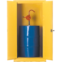 Drum Safety Cabinets, 55 US gal. Cap., Yellow SA069 | Globex Building Supplies Inc.