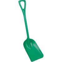 Safety Shovels - Hygienic Shovels (One-Piece), 10" x 14" Blade, 38" Length, Plastic, Green SAL459 | Globex Building Supplies Inc.
