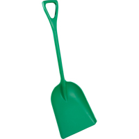 Safety Shovels - Hygienic Shovels (One-Piece), 14" x 17" Blade, 42" Length, Plastic, Green SAL463 | Globex Building Supplies Inc.
