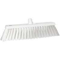 Large Particle Push Broom Head, 2-1/2", Polyester, White SAL505 | Globex Building Supplies Inc.