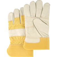Furniture Leather Gloves, Large, Grain Cowhide Palm, Cotton Inner Lining SAN270 | Globex Building Supplies Inc.