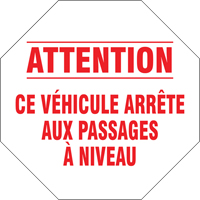 French Traffic Sign, Vinyl, 18" W x 18" H SEI461 | Globex Building Supplies Inc.