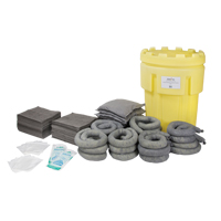 Spill Kit, Universal, Salvage Drum, 95 US gal. Absorbancy SGD801 | Globex Building Supplies Inc.