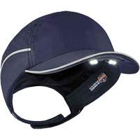 Skullerz<sup>®</sup> 8965 Lightweight Bump Cap Hat with LED Lighting, Navy Blue SGQ309 | Globex Building Supplies Inc.